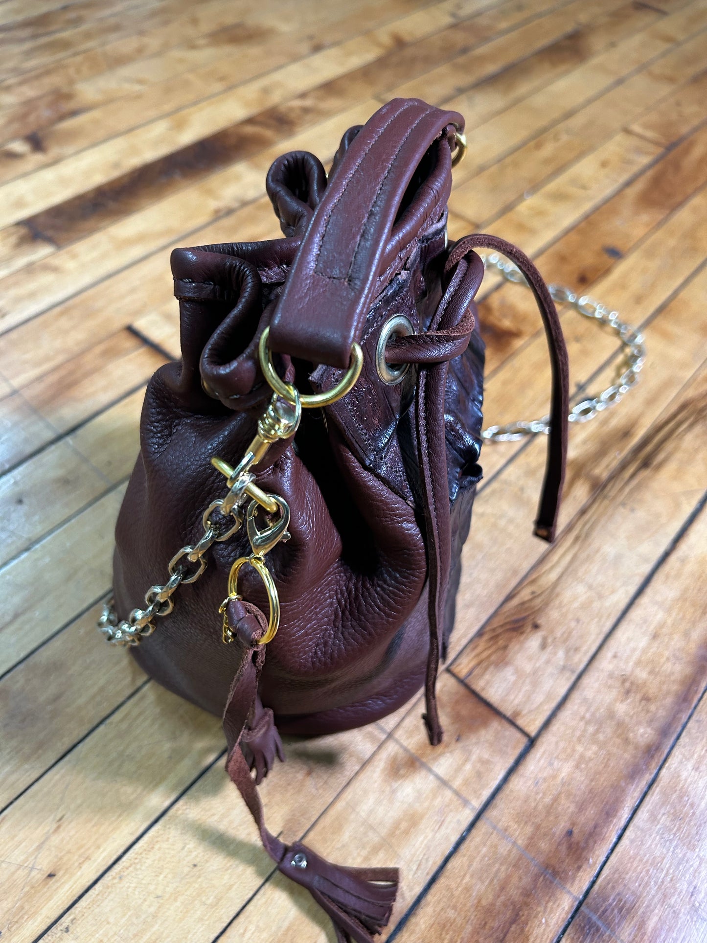 Chocolate City alligator CrossBody