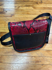 Red rum python Crossbody - Astratton