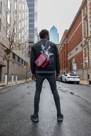 Red rum python Crossbody - Astratton